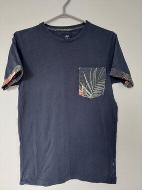 Lindbergh 1927 Men's Size S cotton T- shirt Tropical Floral Access